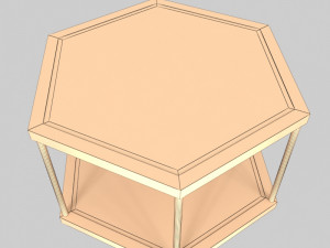 glass table 02 3D Model