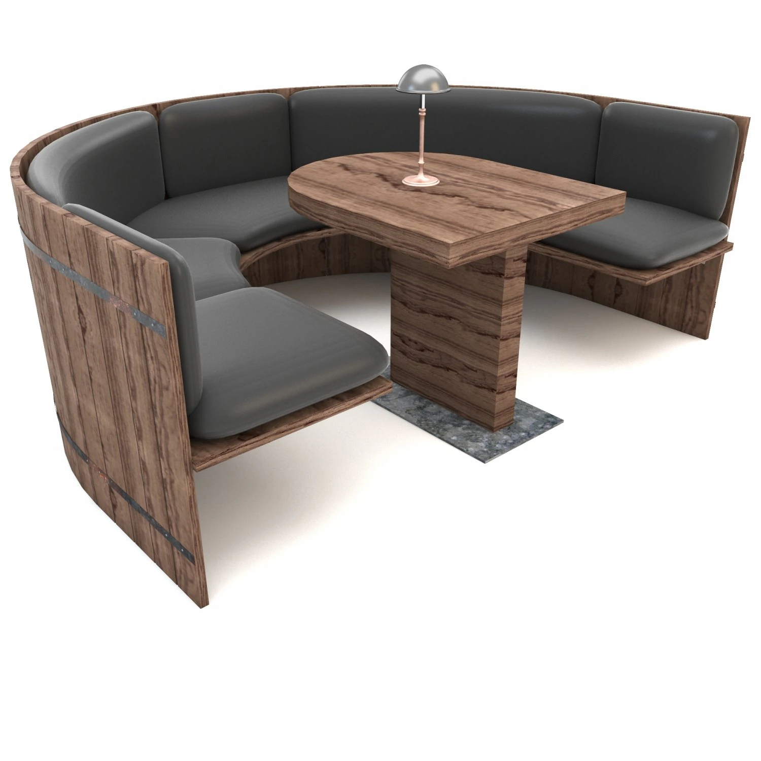 cafe chair 3D Model .c4d .max .obj .3ds .fbx .stl .blend 