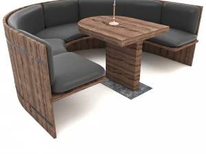 krzesło kawiarniane Model 3D