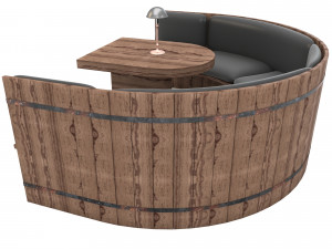 cafe chair 3D-Modell