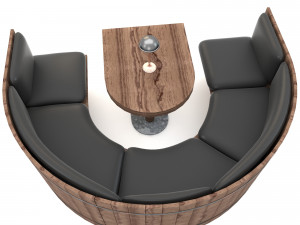 cafe chair 3D-Modell