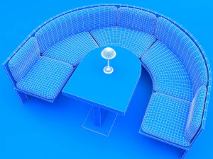 cafe chair 3D Model