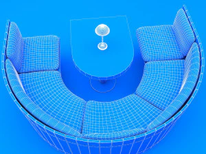 cafe chair 3D Model