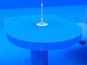 cafe chair 3D Model