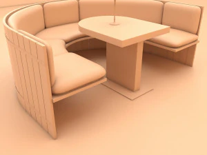 cafe chair 3D Model