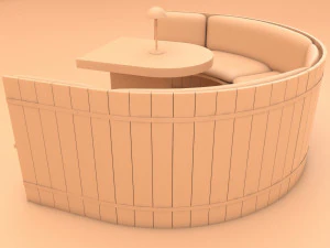 cafe chair 3D Model