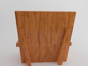 Wooden chair 3D Model
