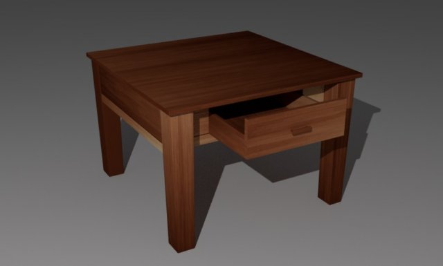 small table Modello 3D .c4d .max .obj .3ds .fbx .stl .blend 