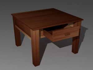 small table 3D मॉडल