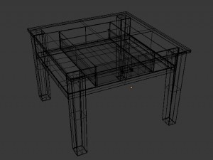 small table Modello 3D
