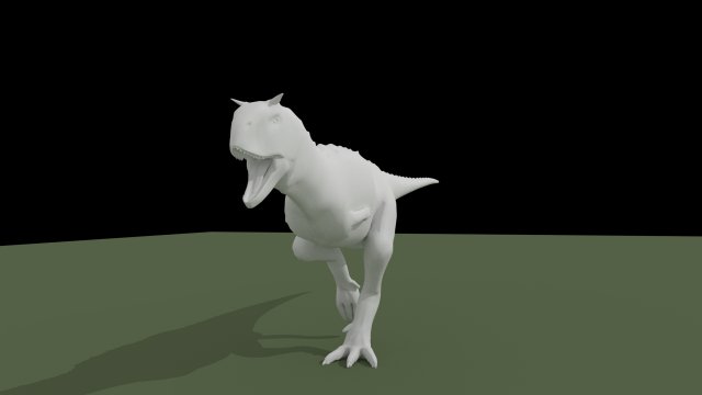 carnotaurus dinosaur non rigged Modello 3D .c4d .max .obj .3ds .fbx .stl .blend