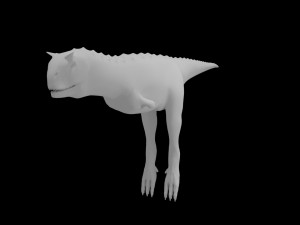 carnotaurus dinosaur non rigged Modello 3D