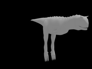 carnotaurus dinosaur non rigged Modello 3D
