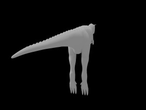 carnotaurus dinosaur non rigged Modello 3D