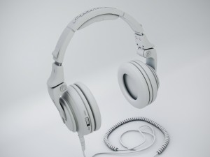 pioneer hdj-2000 dj headphones Model 3D
