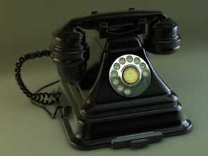 old retro phone 3Dモデル