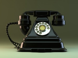 old retro phone 3D 模型