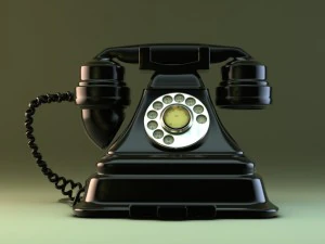 old retro phone 3D Model