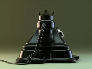 old retro phone 3D Model