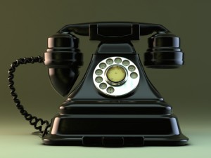 old retro phone 3D 模型