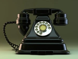 old retro phone 3D Model
