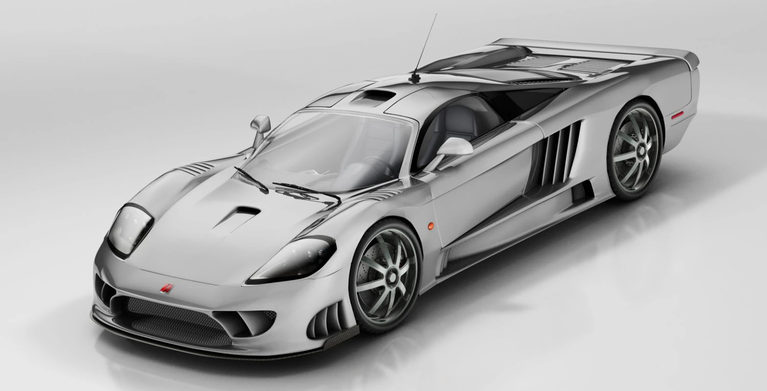 saleen s7 3D Model .c4d .max .obj .3ds .fbx .stl .blend 