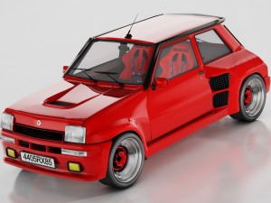 renault 5 turbo 3D Model