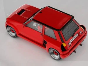 renault 5 turbo 3D Model