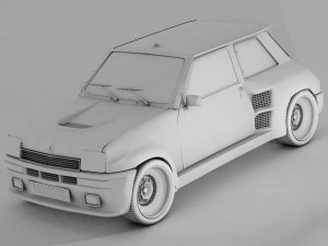 renault 5 turbo 3D Model