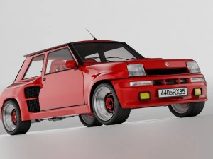 renault 5 turbo 3D Model