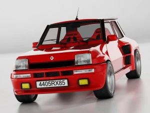 renault 5 turbo 3D Model