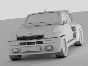 renault 5 turbo 3D Model