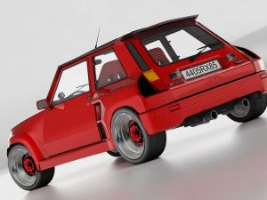 renault 5 turbo 3D Model