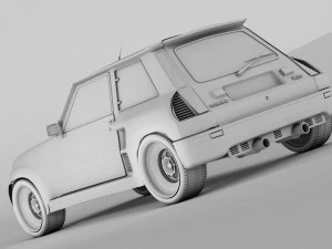 renault 5 turbo 3D Model