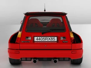 renault 5 turbo 3D Model