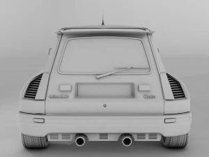 renault 5 turbo 3D Model