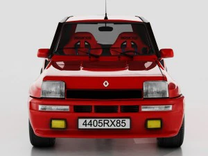 renault 5 turbo 3D Model