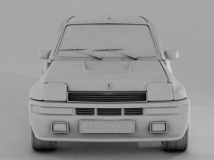 renault 5 turbo Model 3D
