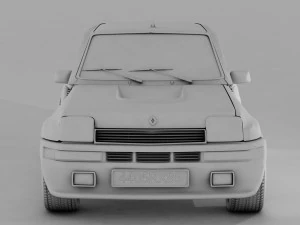 renault 5 turbo 3D Model