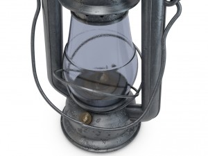 old glass kerosene lamp Model 3D