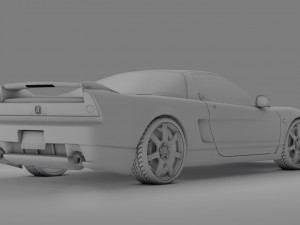 acura nsx-r Modèle 3D
