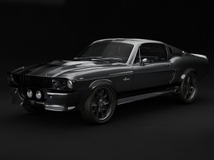 mustang gt 500 eleanor 3D Model