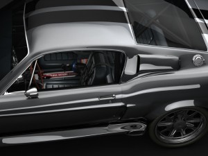 mustang gt 500 eleanor Model 3D