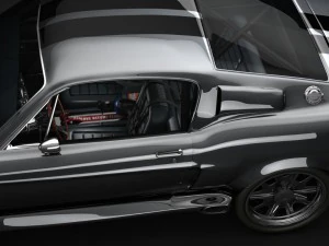 mustang gt 500 eleanor 3D Model