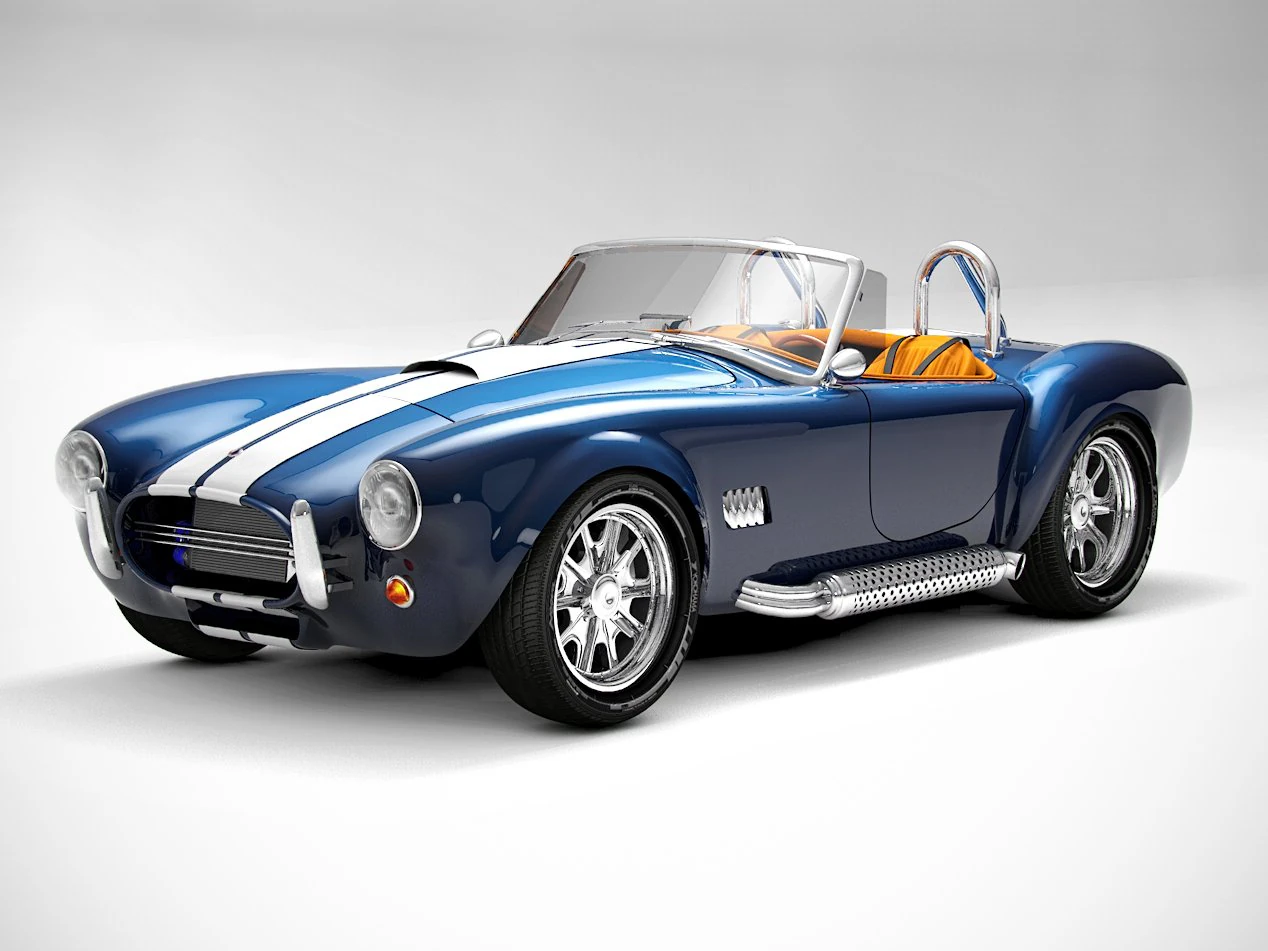 ac cobra 427 1965 3D Model .c4d .max .obj .3ds .fbx .stl .blend 