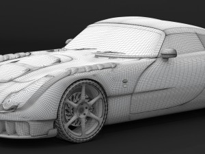 tvr sagaris 2005 model Modèle 3D