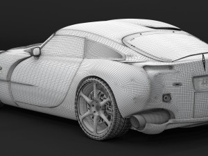 tvr sagaris 2005 model Modèle 3D