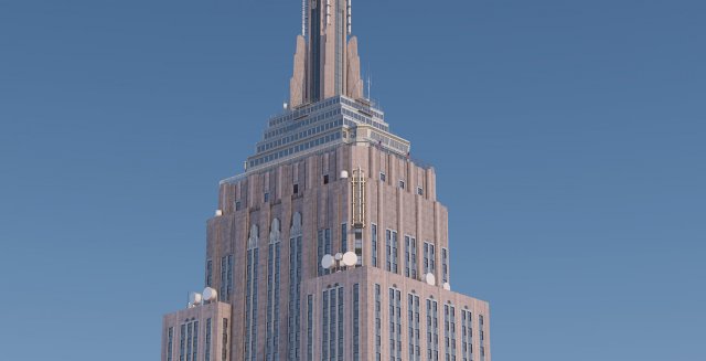 empire state building new york 3Dモデル .c4d .max .obj .3ds .fbx .stl .blend 