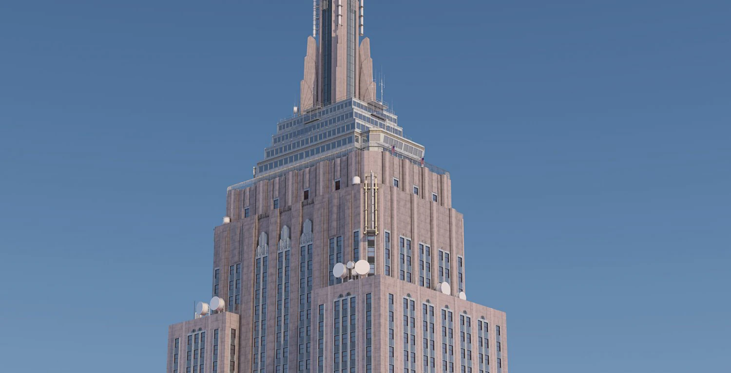 empire state building new york 3D Model .c4d .max .obj .3ds .fbx .stl .blend 