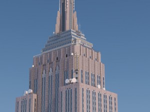 empire state building new york 3D Model